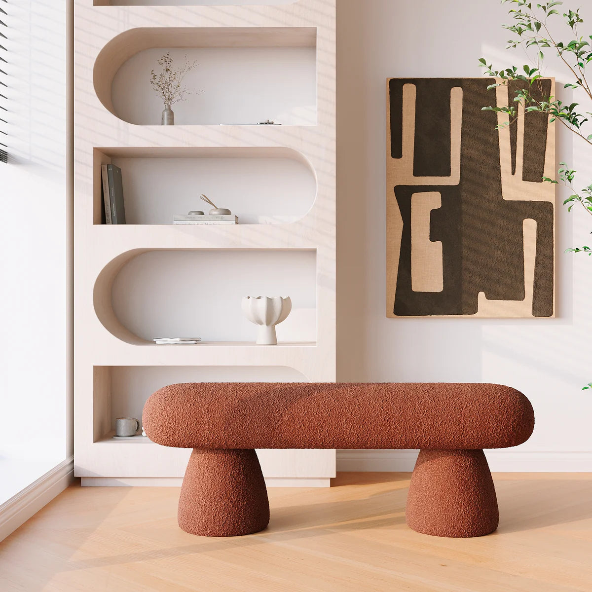 Levy Boucle Bench