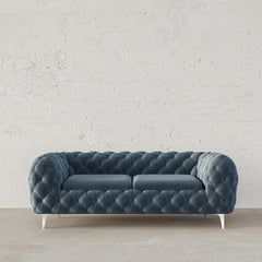 Tufted Chesterfield Sofa / Velvet Upholstery