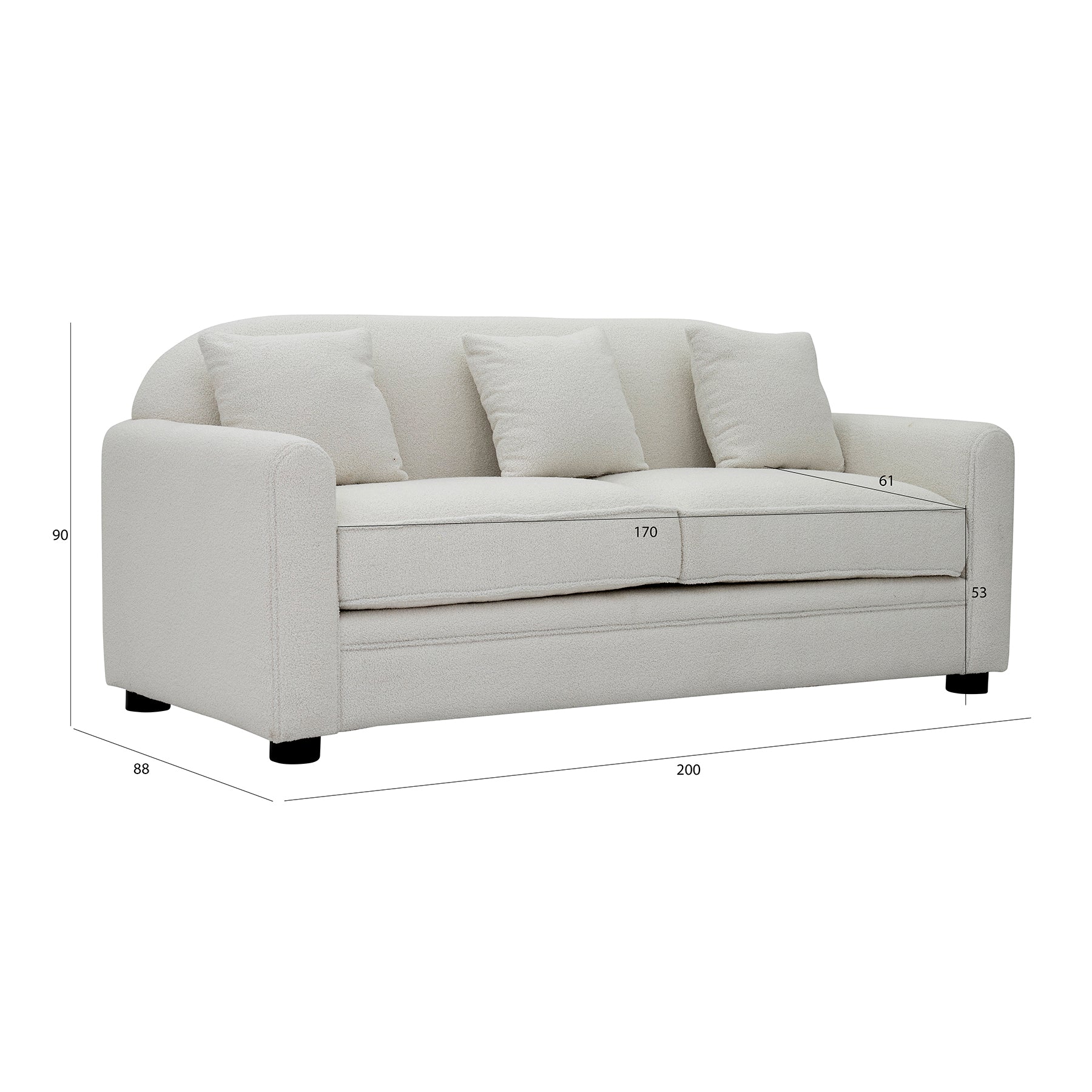 Boos Sofa 3 Seater