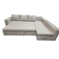 Velour Corner Sofabed / 280 X 170 CM