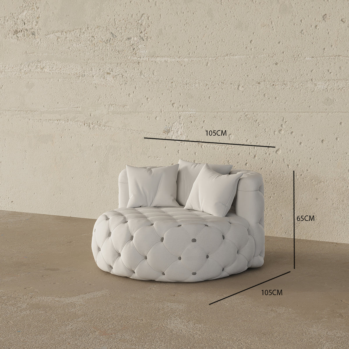 Summer Barrel Chairs / 105 x 105 CM