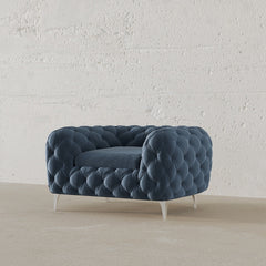 Chesterfield Chair / 125 x 75 CM 1S. Velvet Upholstery
