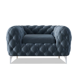Chesterfield Chair / 125 x 75 CM 1S. Velvet Upholstery