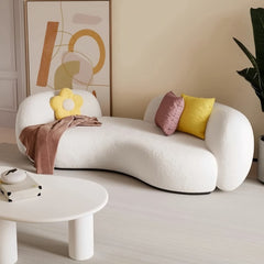 Comfy Sofa 3S / White Boucle