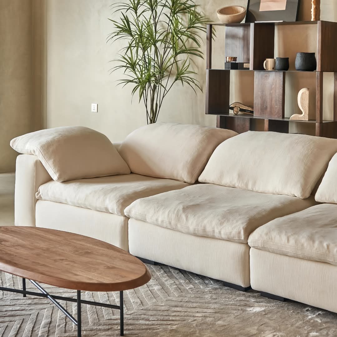 Cloud Feather Filling Sectional Sofa