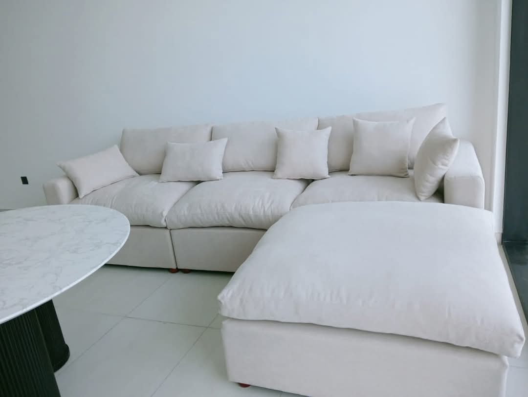 Cloud Feather Filling Corner Sofa (Sectional)