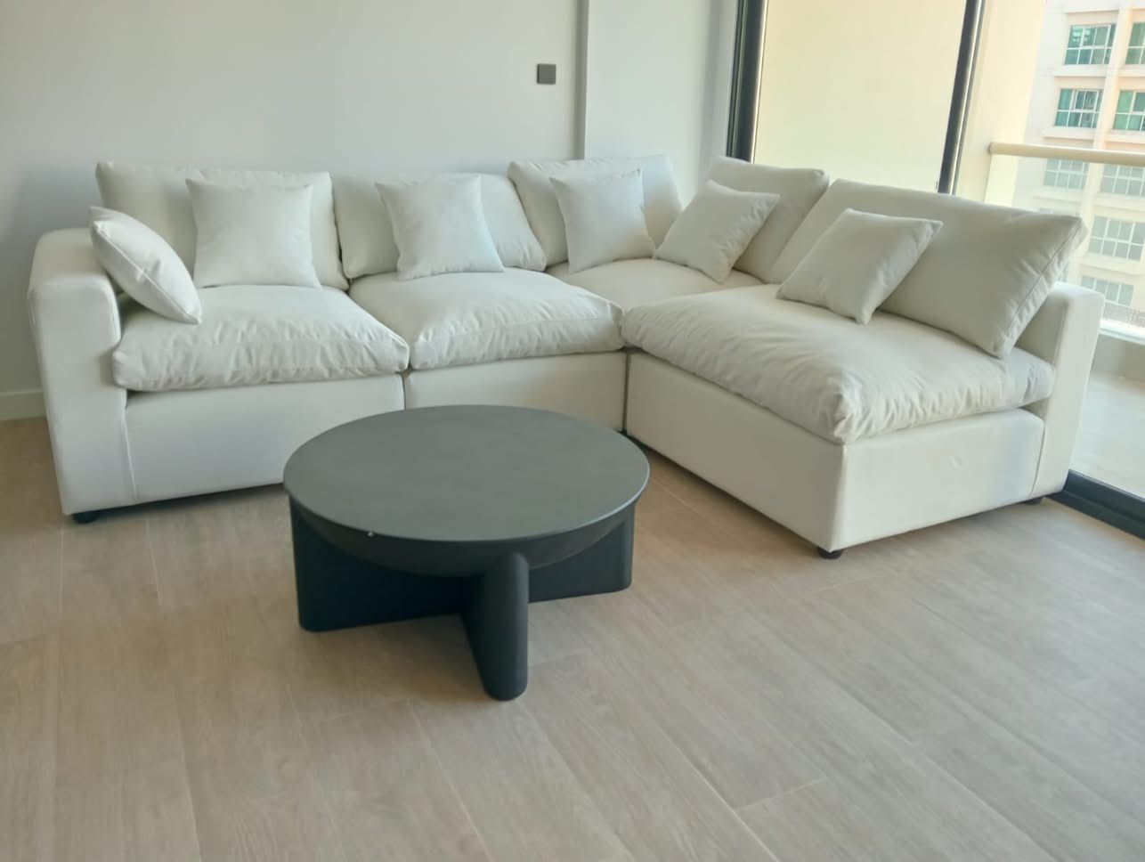 Cloud Feather Filling Corner Sofa (Sectional)