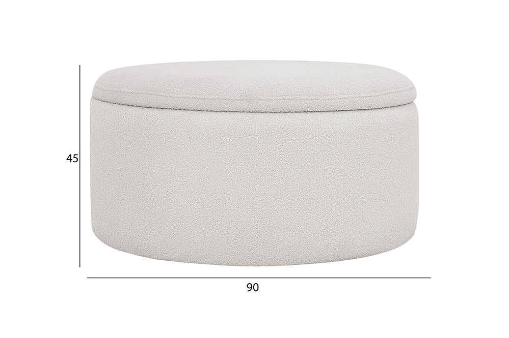 Circle O Pouffe With Storage