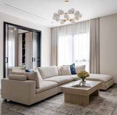 Cloud Feather Filling Corner Sofa (Sectional)