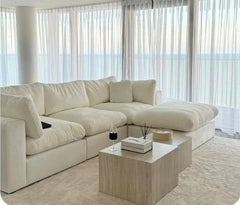 Cloud Feather Filling Corner Sofa (Sectional)