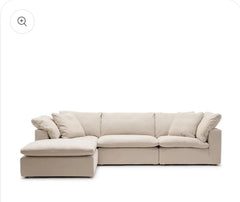Cloud Feather Filling Corner Sofa (Sectional)