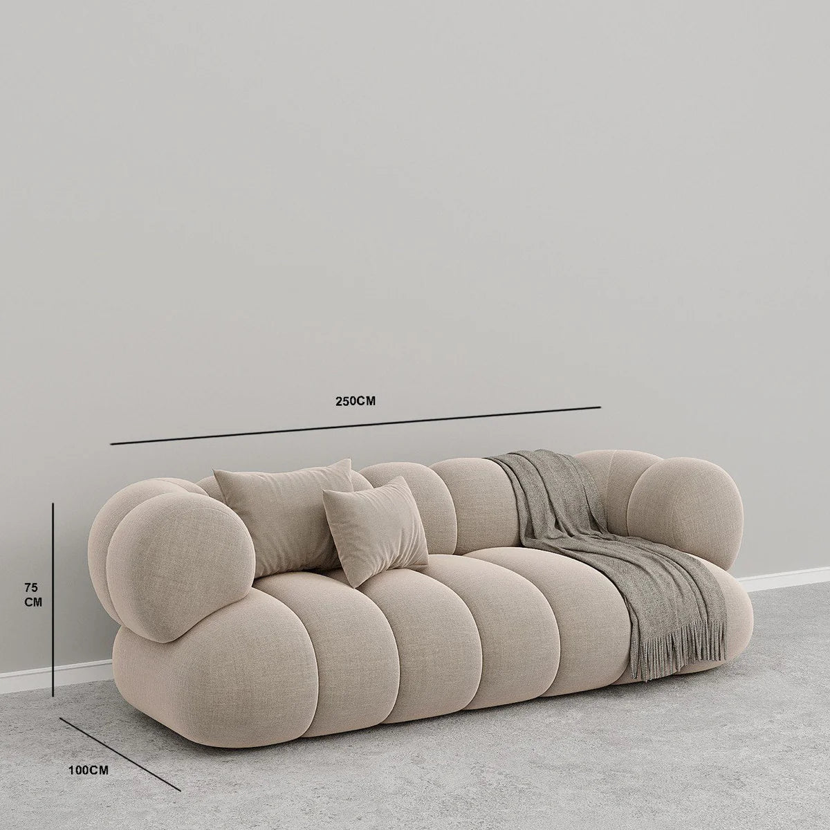 Averi Sofa 3S / Matt Velvet