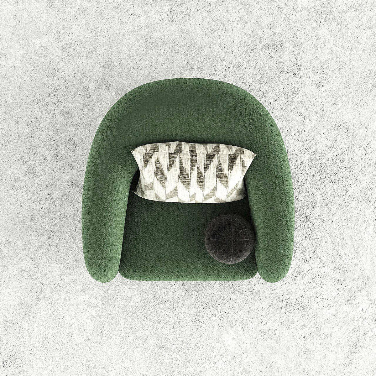 Camy Armchair / Boucle Upholstery