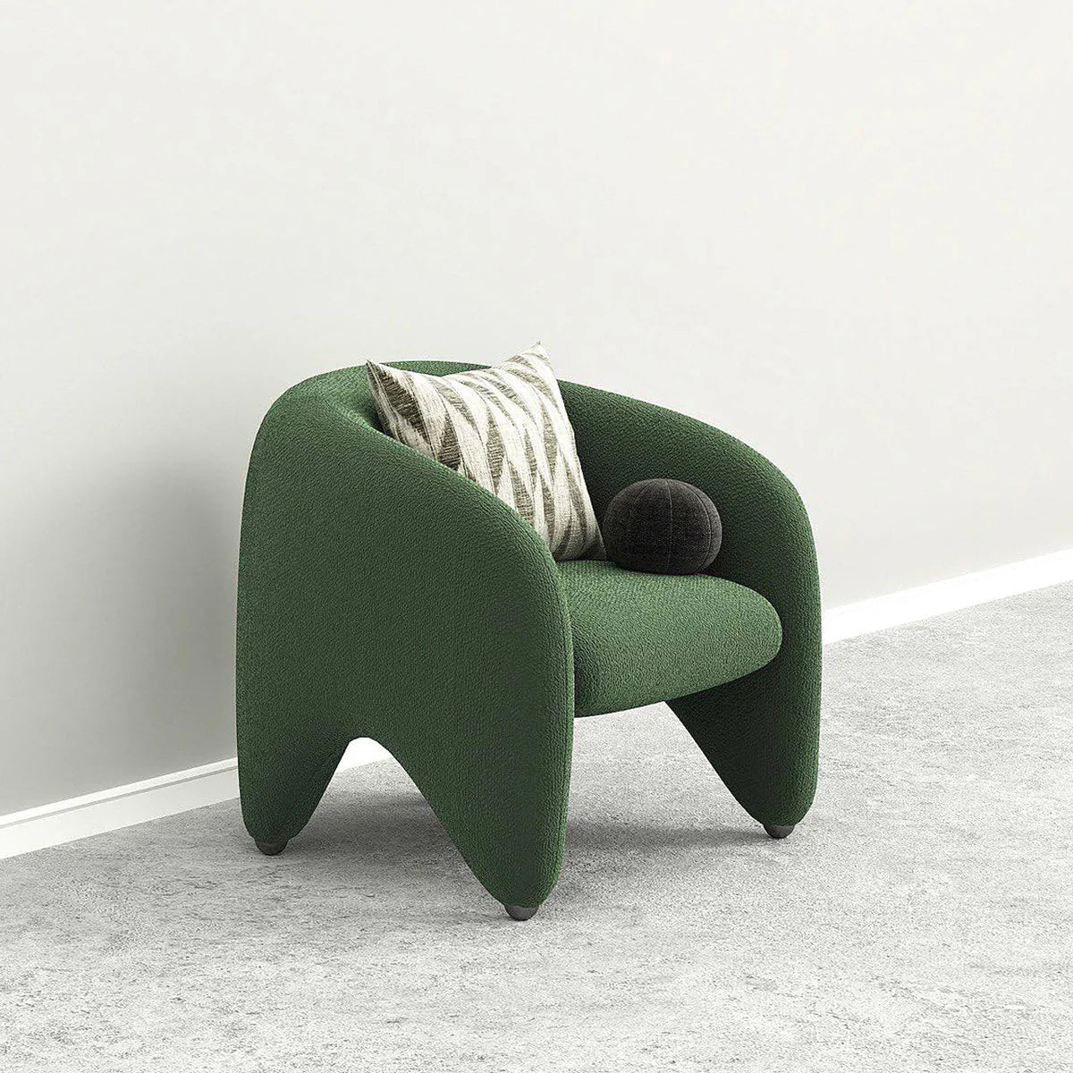 Camy Armchair / Boucle Upholstery