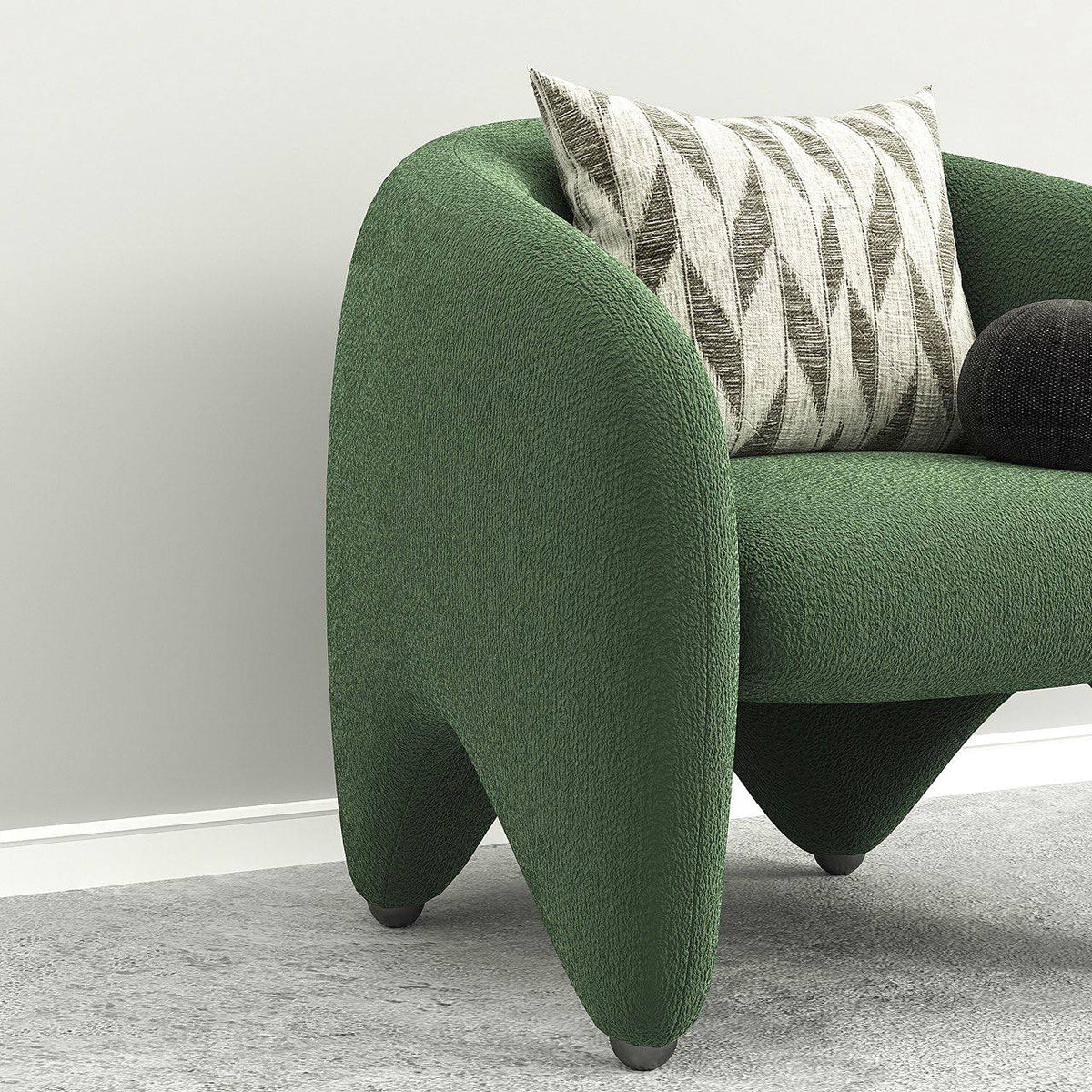 Camy Armchair / Boucle Upholstery