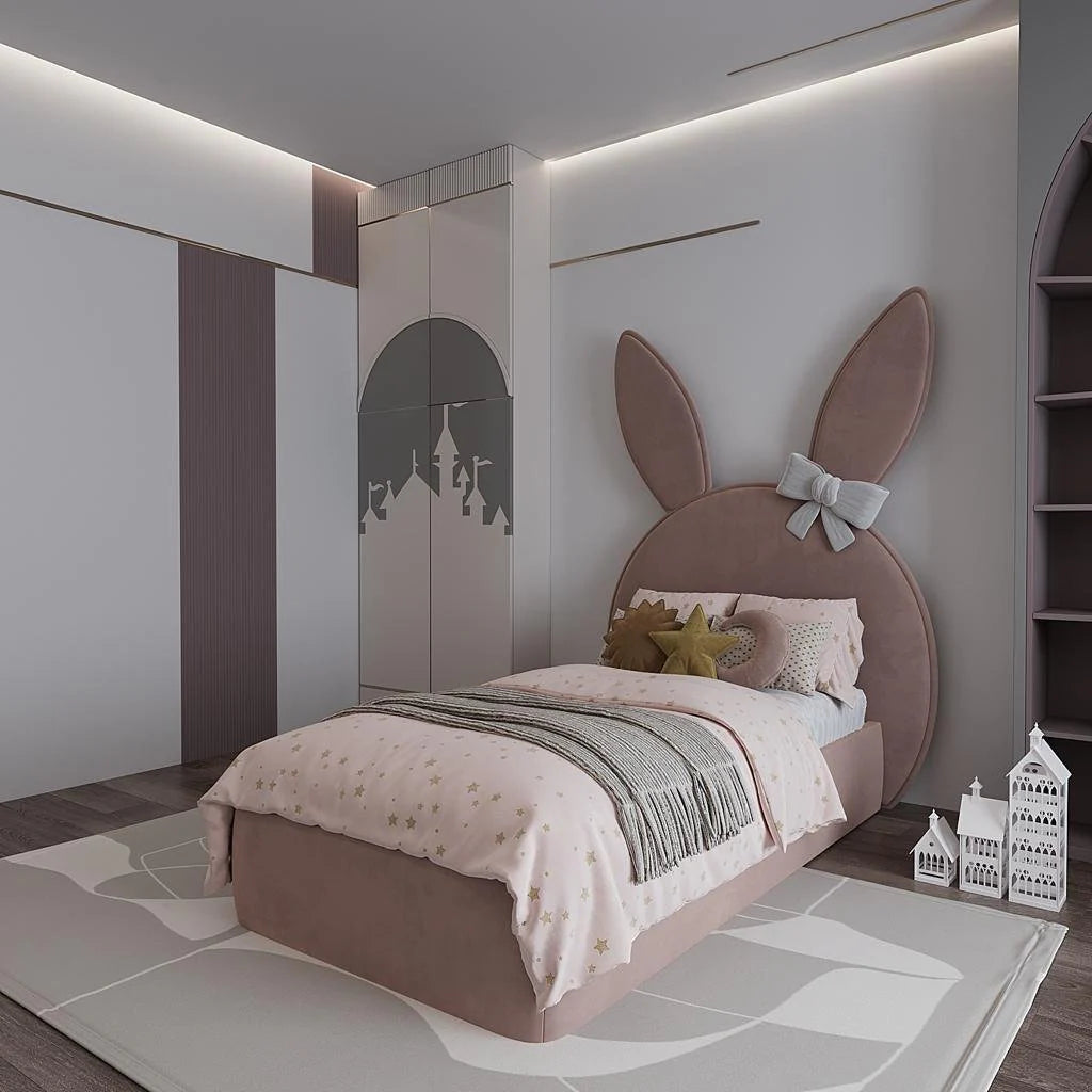 Micky Kids Bed / Matt Velvet