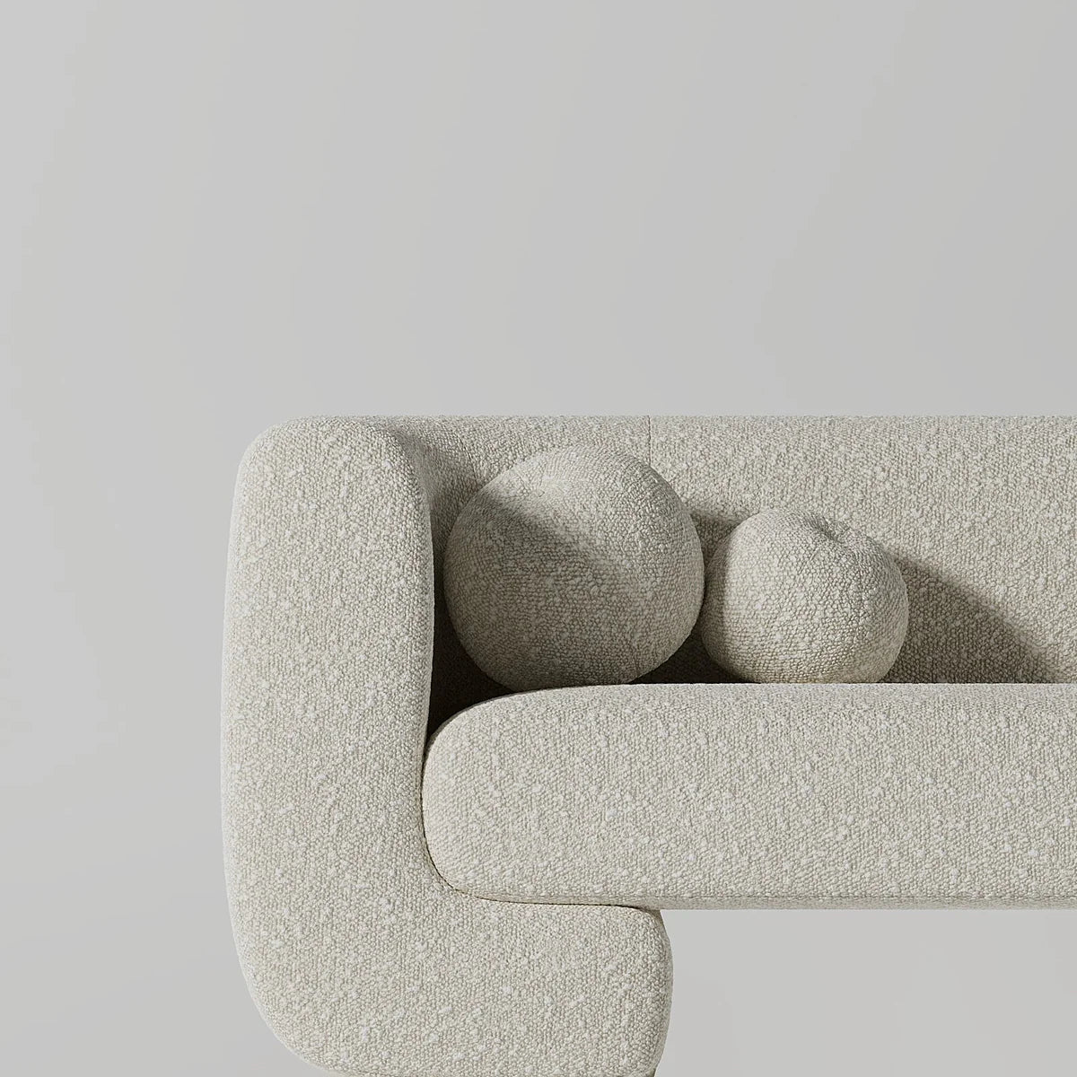 Retreat Modular Sofa 3S / Off-White Boucle