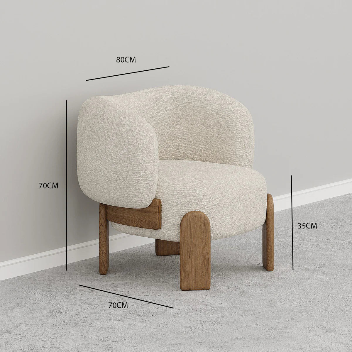 Savy Armchair / 80 x 70 CM