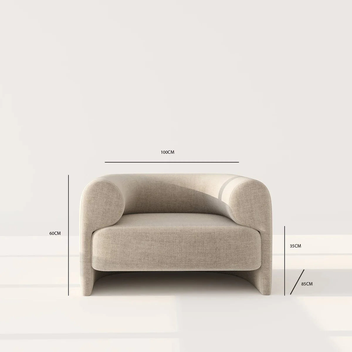 Hexi Armchair / Premium Linen