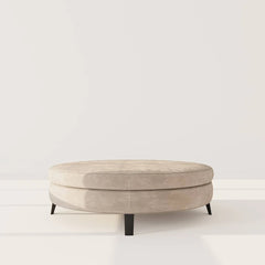 Kleve Ottoman / Matt Leather