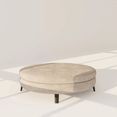 Kleve Ottoman / Matt Leather