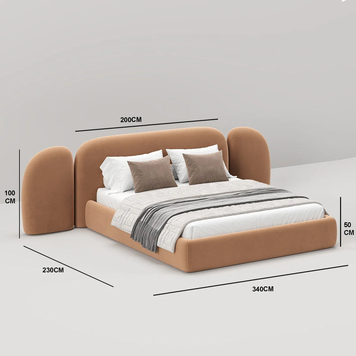 Viola Bed / Upholstery Velvet